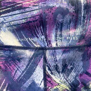 Simone Biles x Athleta Purple Print Leggings 💜